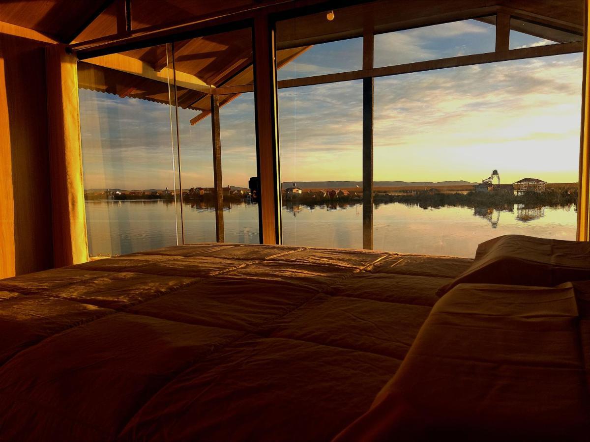 Вилла Titicaca Habitacion Panoramica Vista Al Amanecer Пуно Экстерьер фото