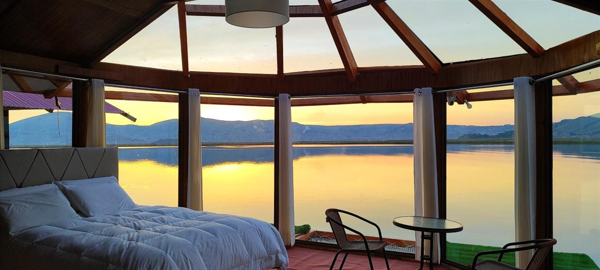 Вилла Titicaca Habitacion Panoramica Vista Al Amanecer Пуно Экстерьер фото